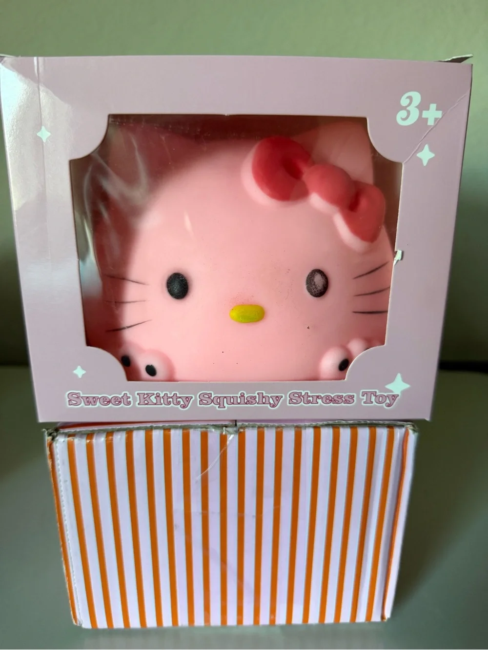 🎀🎀Hello Kitty Pink and Red Bow Squeeze Plush Toy❤️❤️ “VERY CUTE!!”